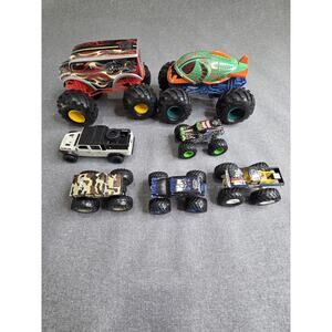 Monster Jam Hot Wheels Truck Lot | 1:64 Scale Diecast | Mixed Models